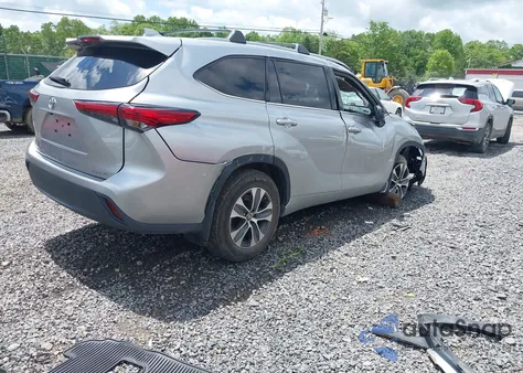 2022 Toyota Highlander Xle from USA, damaged, VIN 5TDGZRBH4NS581552